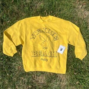 Playboy VENICE BEACH CREWNECK Yellow